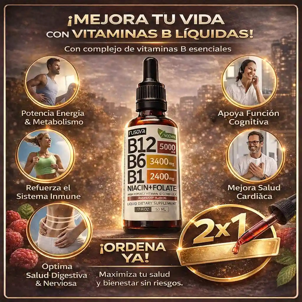 Vital B – 2x1 - Complejo B Líquido de Máxima Potencia