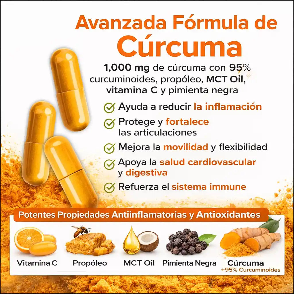 CurcuFlex 1000 – Fórmula Articular Avanzada 2x1