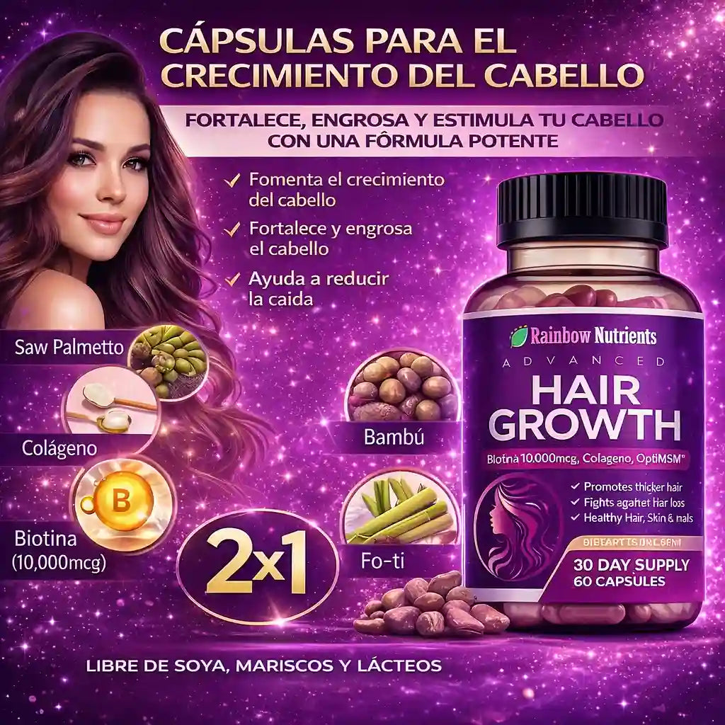 Hair Growth - Crecimiento Capilar 2x1