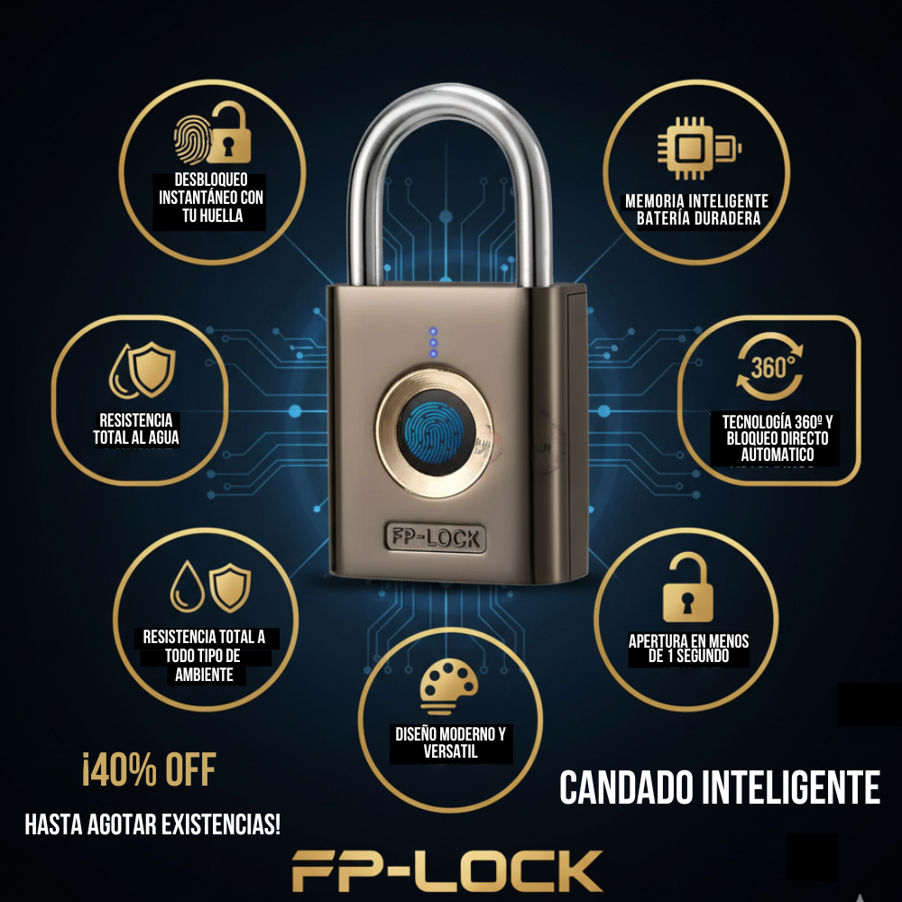 Candado Inteligente con Huella Digital