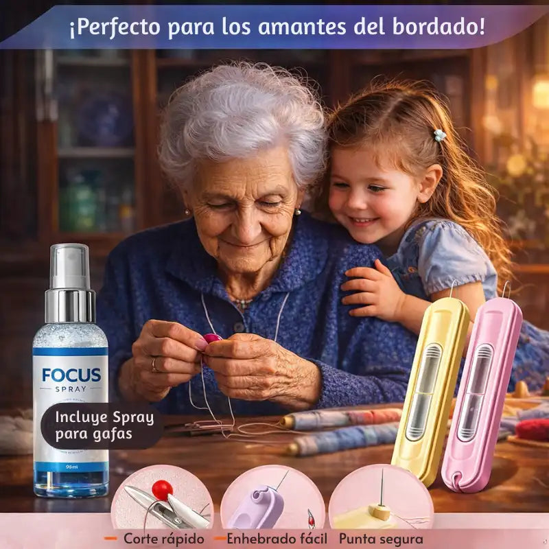ENHEBRADOR AUTOMÁTICO+ Spray limpiador de gafas